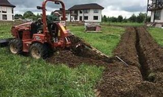 Копка траншей для водопровода в Апшеронске: цена за метр от 929 руб.